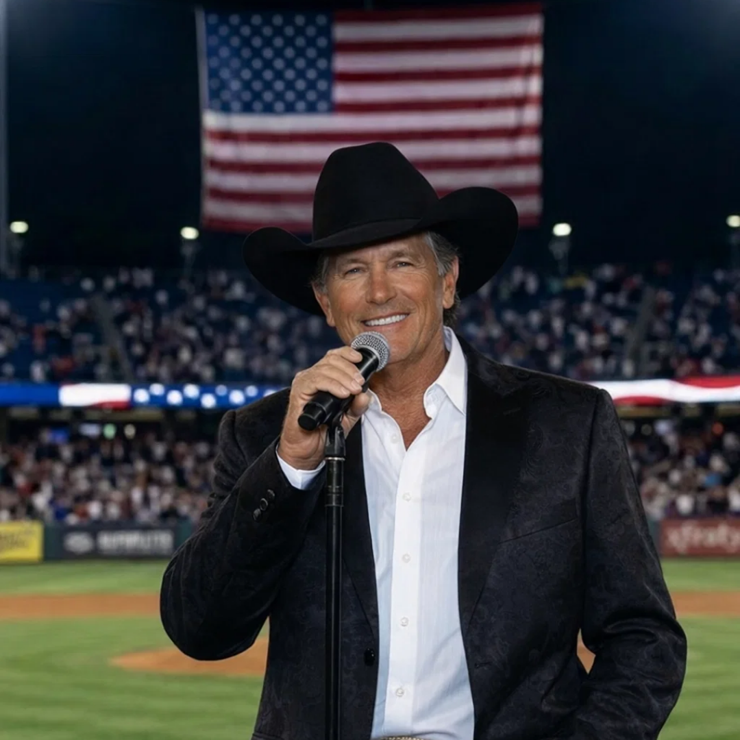 One Voice, One Nation: George Strait’s Unaccompanied National Anthem Leaves an Arena in Tears